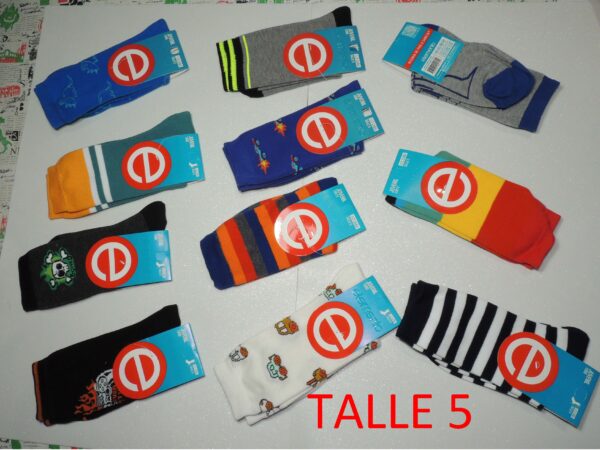Medias 1/2 estampadas nene