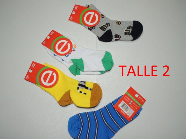 Medias 1/2 estampadas nene