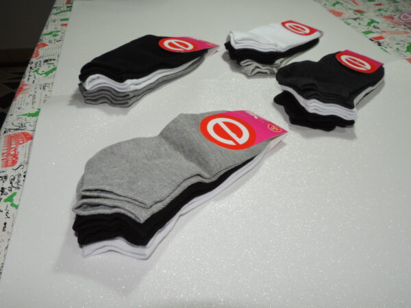 soquetes lisos mujer pack x 3
