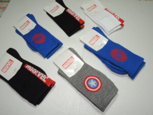 medias 1/2 caña marvel